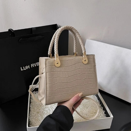 Textured Fashionable Tote Handbags