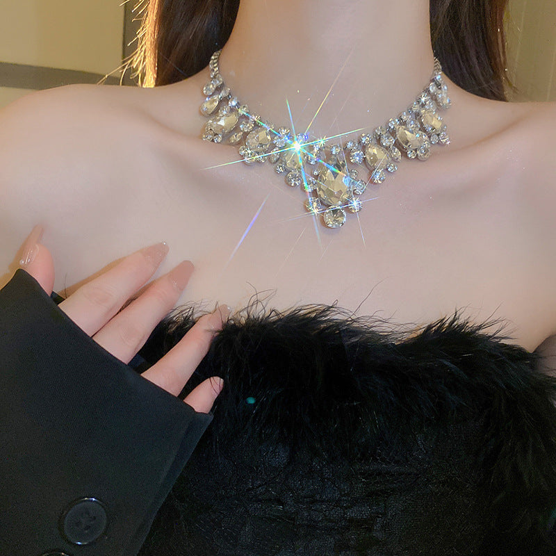 Aurora Statement Rhinestone Necklace