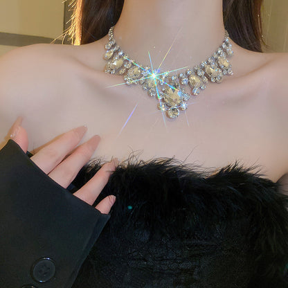 Aurora Statement Rhinestone Necklace