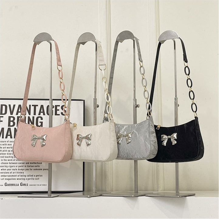 Bowknot Chain Shoulder Bags fashionnsio