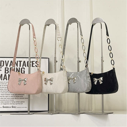 Bowknot Chain Shoulder Bags fashionnsio