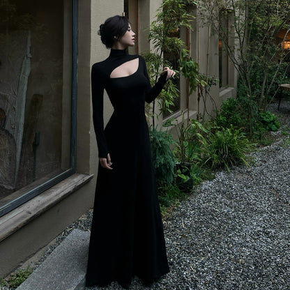 Hollow-out Maxi Dress - Fashionnsio