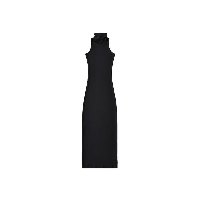 Turtleneck Bodycon Long Dress