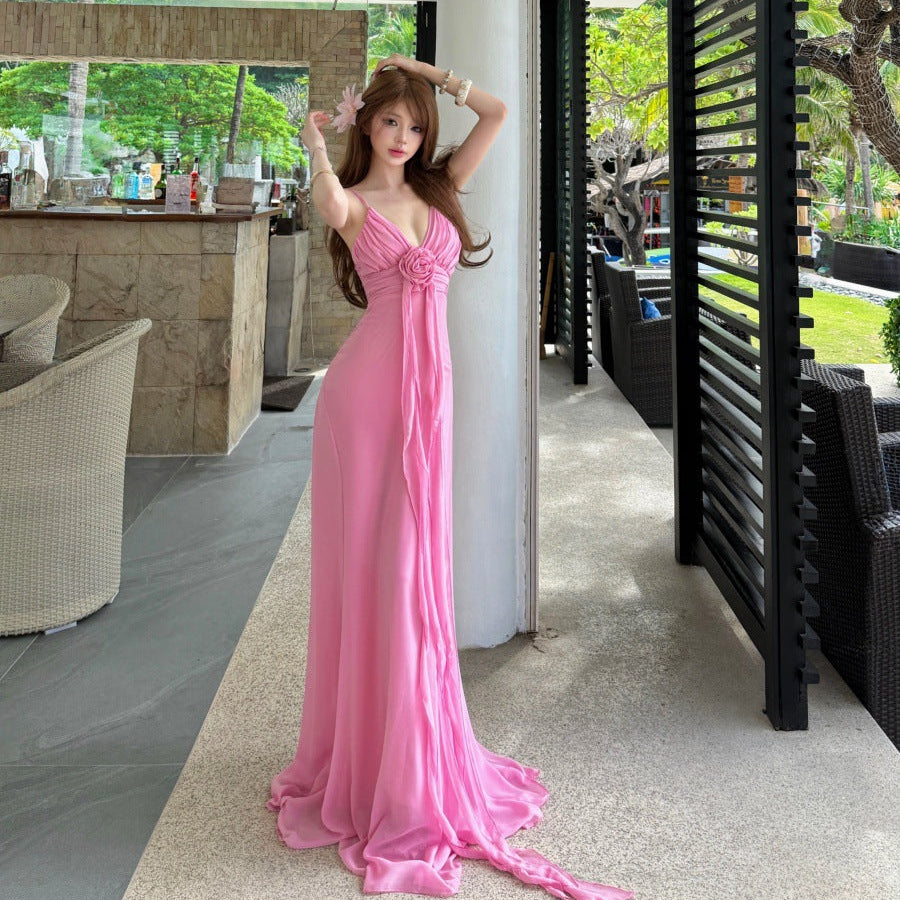 Aurora Blossom Maxi Gown
