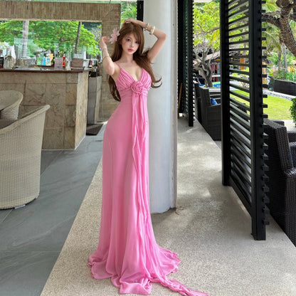 Aurora Blossom Maxi Gown