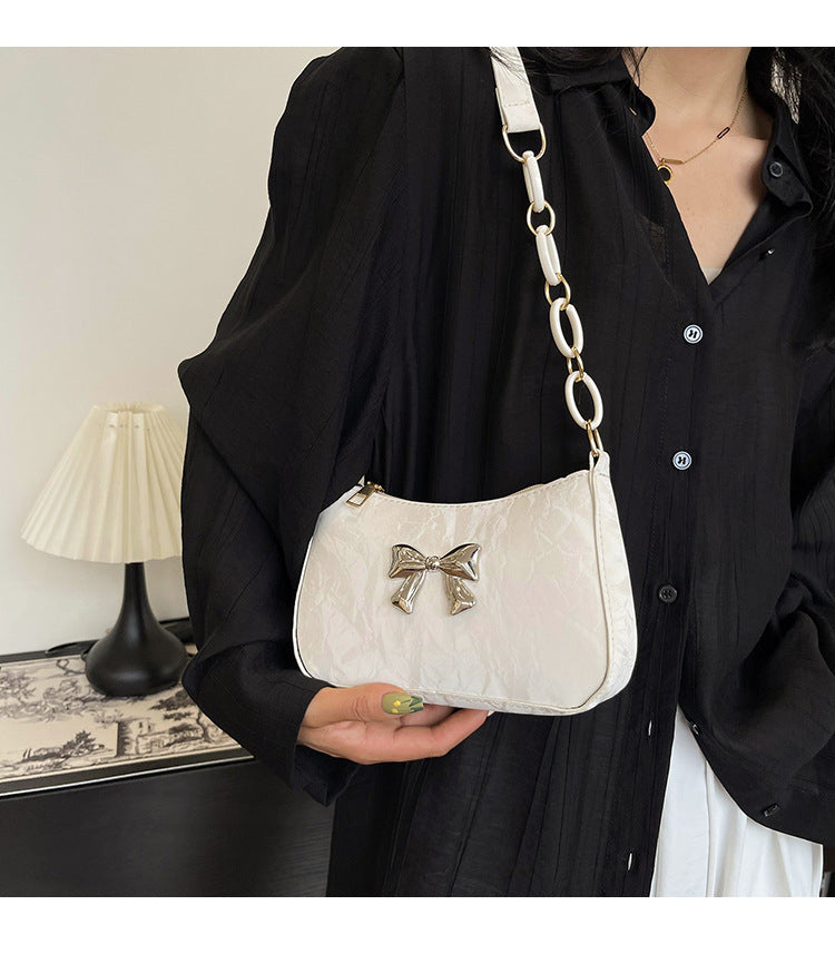 Bowknot Chain Shoulder Bags fashionnsio