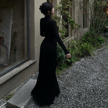 Hollow-out Maxi Dress - Fashionnsio