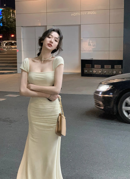 Korean Long Bodycon Dress fashionnsio