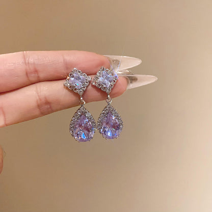 Teardrop Diamond Jewellery Set - Fashionnsio