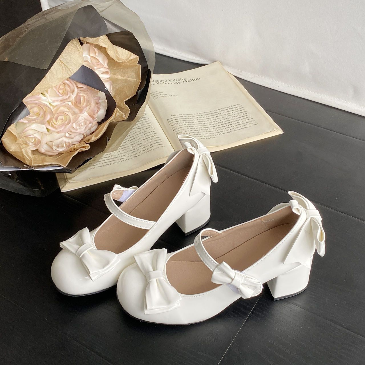 Mary Jane Ballet Heels - Fashionnsio
