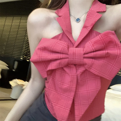 Big Bow Halter Top