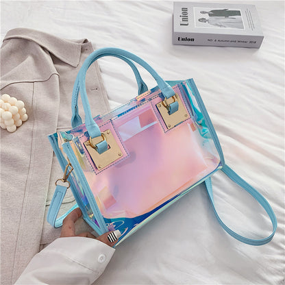 Holographic Transparent Tote Bags