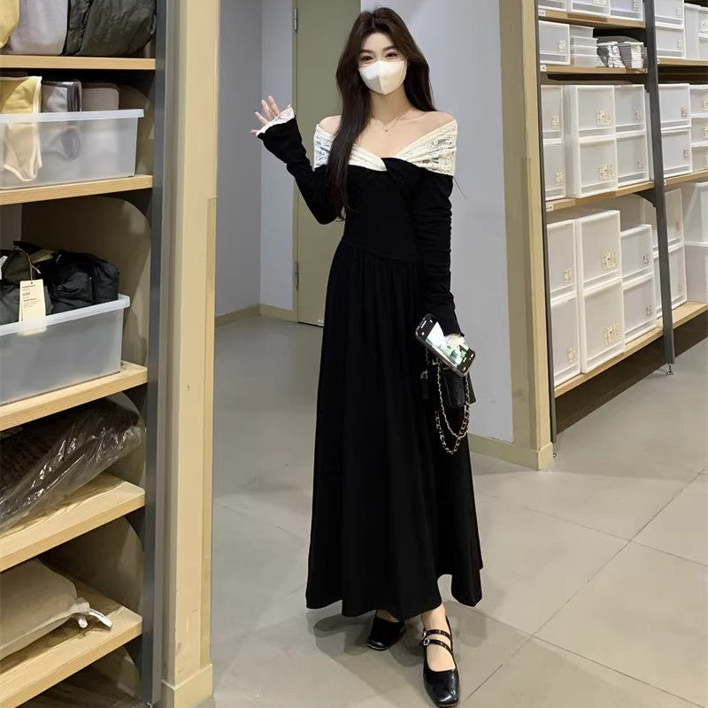 Lace Knot Maxi Dress - Fashionnsio