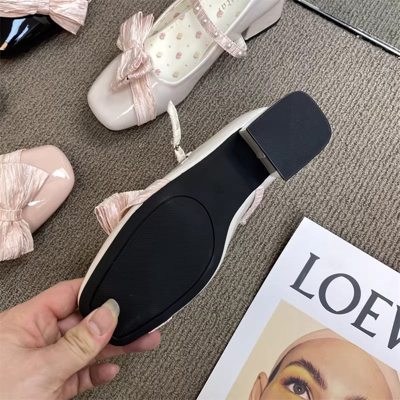 Fairy Bow Ballet Flats - Fashionnsio