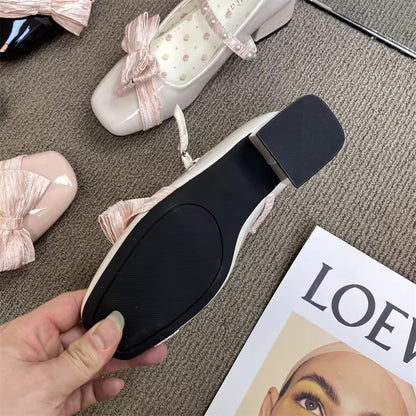 Fairy Bow Ballet Flats - Fashionnsio