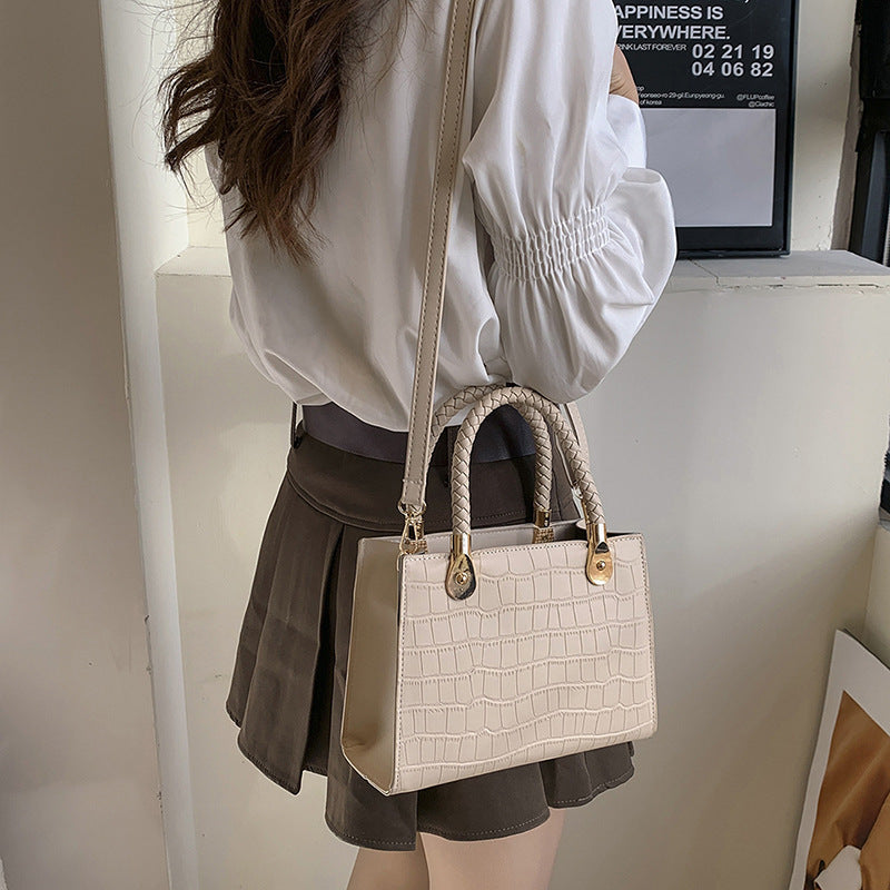 Textured Fashionable Tote Handbags