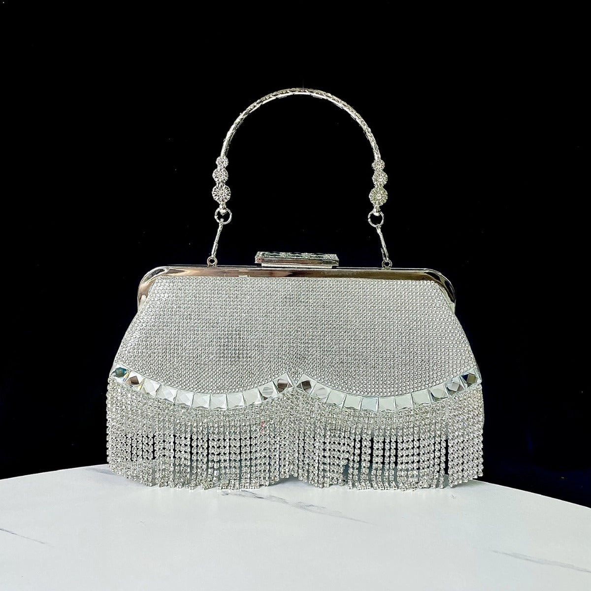 Diamond Tassel Clutch Festival/Wedding Bag