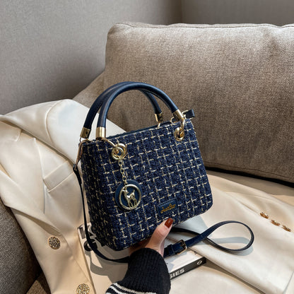 Chic Tweed Handbags - Fashionnsio