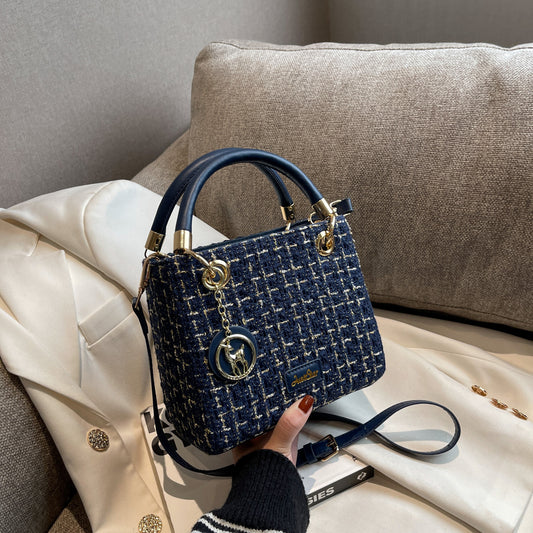 Chic Tweed Handbags - Fashionnsio