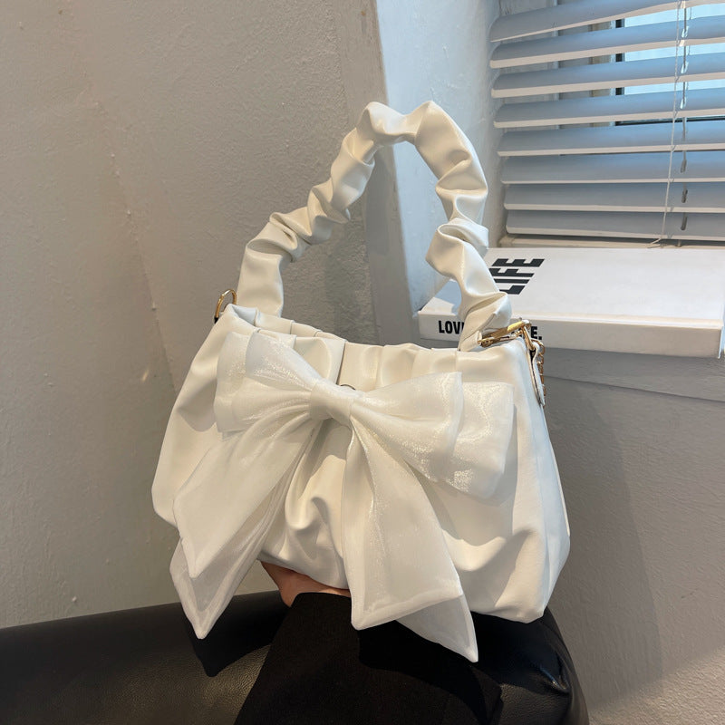 Bow-knot Ribbon Cloud Shoulder Bags