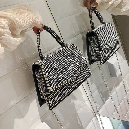 Rhinestone Beaded Handbags fashionnsio