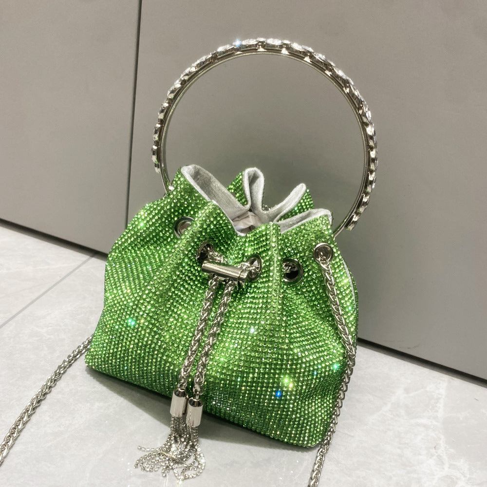 Sparkling Diamond Rhinestone Potli Bucket Bags