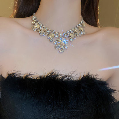 Aurora Statement Rhinestone Necklace