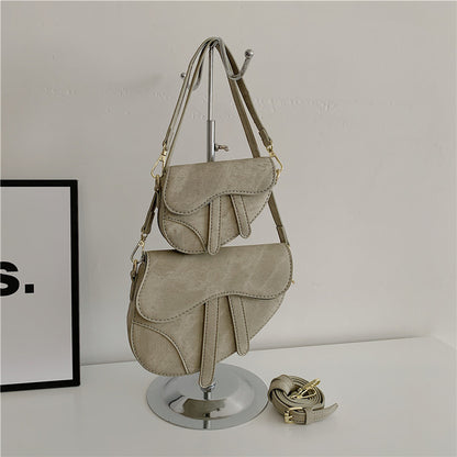 Saddle Double Strap Shoulder Bags fashionnsio