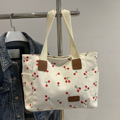 Cherry Pattern Tote Bags - Fashionnsio