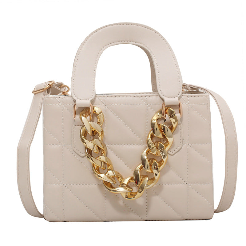 Rhombus Chain Tote Handbags