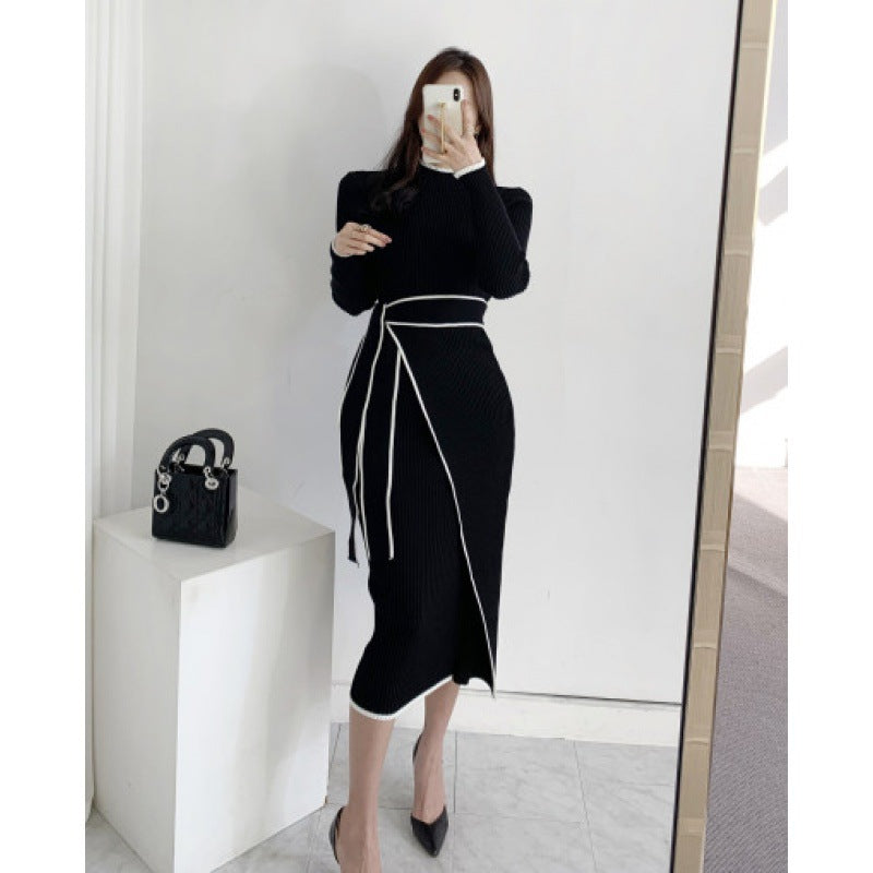 Korean Ribbon Knot Dress