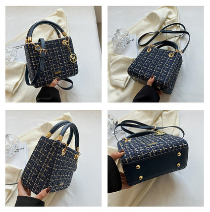 Chic Tweed Handbags - Fashionnsio