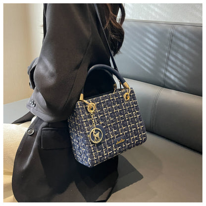 Chic Tweed Handbags - Fashionnsio