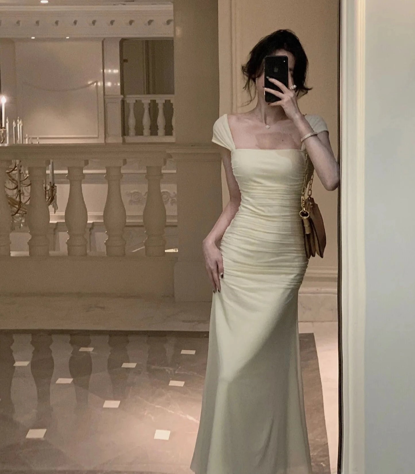 Korean Long Bodycon Dress