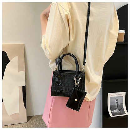 Metallic Glossy Mini Handbags fashionnsio