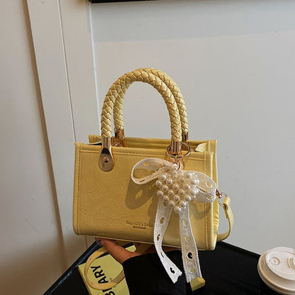 Fashionable Ribbon Tote Handbags - Fashionnsio