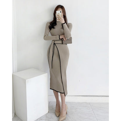 Korean Ribbon Knot Dress