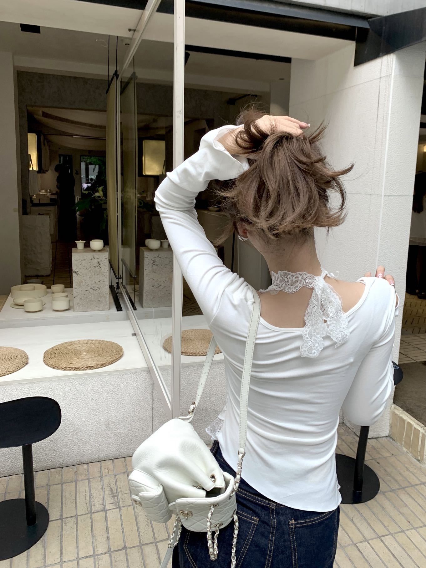 Lace Long Sleeve Top